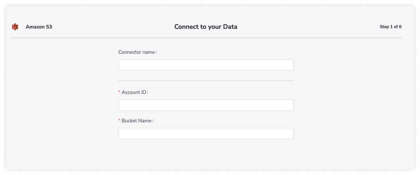 AmazonS3 Connect to your Data