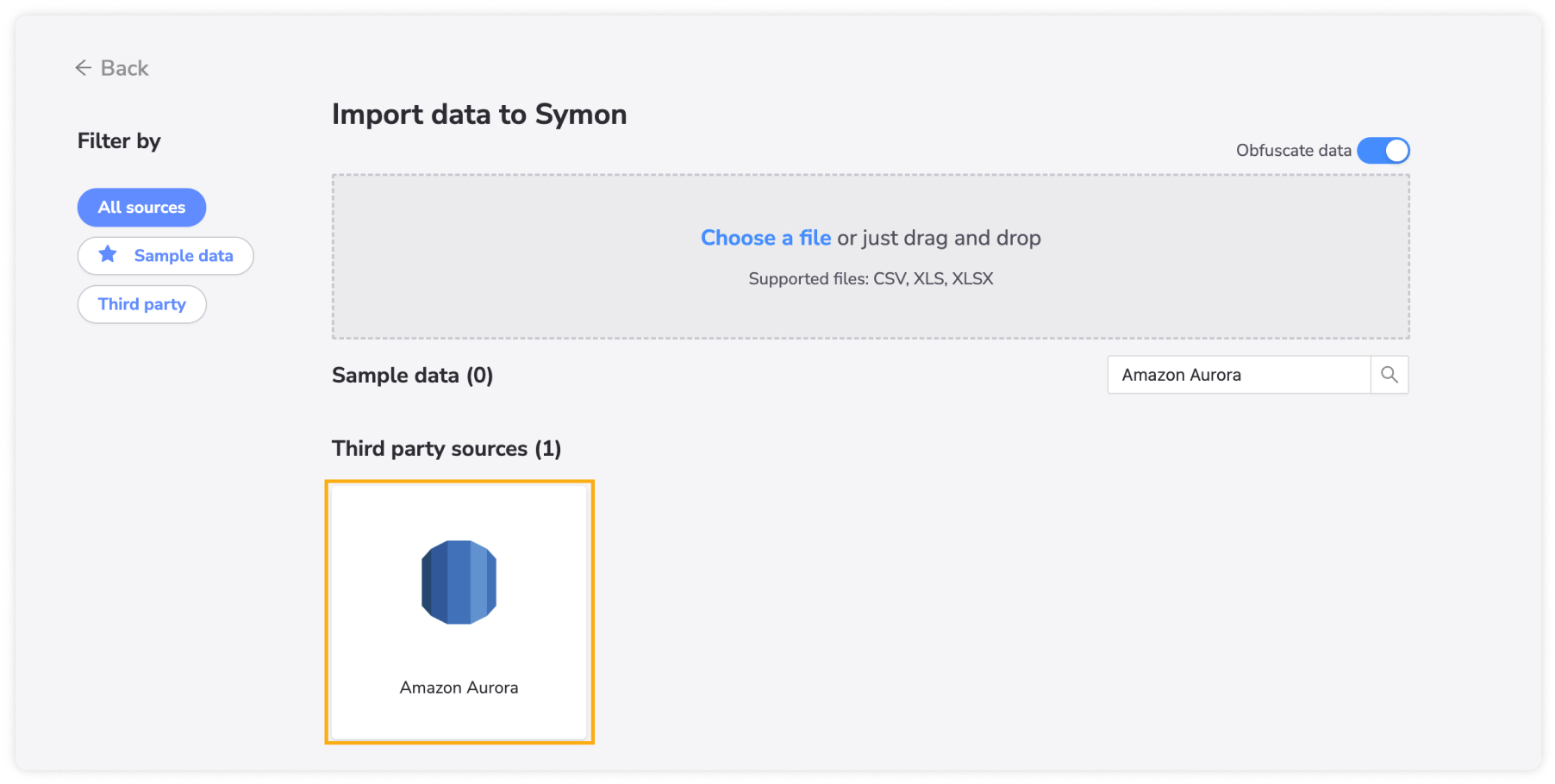 Import Data to Symon.AI