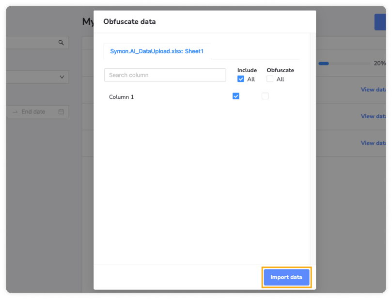 Obfuscate data